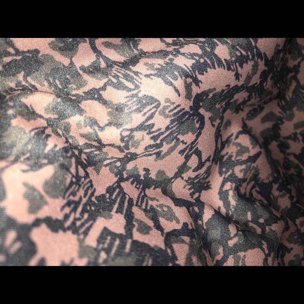 Women’s brown floral joggers